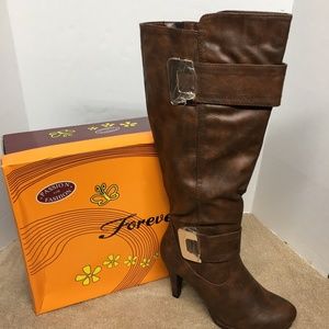 forever cecil brown size 9 boots